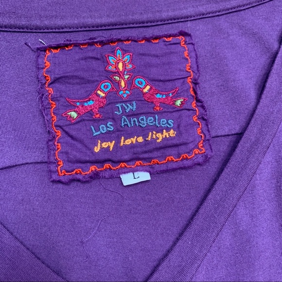 JOHNNY WAS embroidered tunic top, L. - Picture 3 of 4